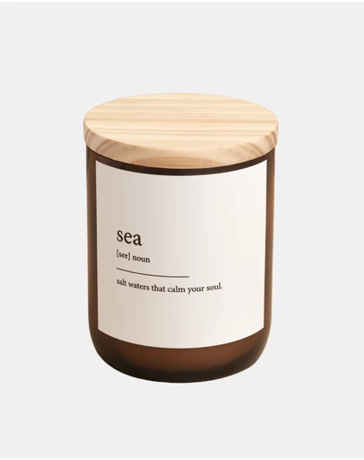 The Commonfolk Collective - Sea ~ Dictionary Meaning Candle