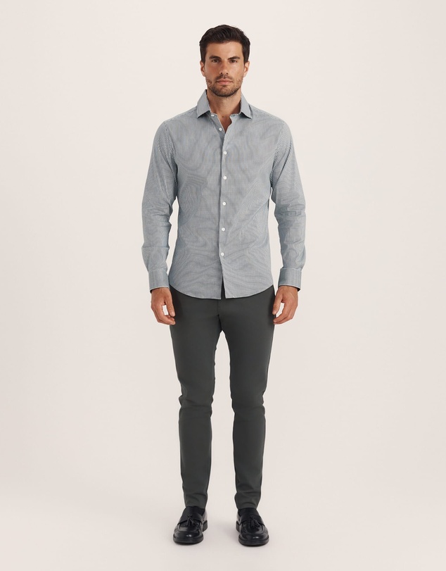 SABA - Lucian Long Sleeve Stretch Check Shirt