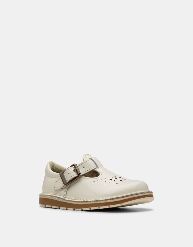 Clarks - Joyful Skip (T) White