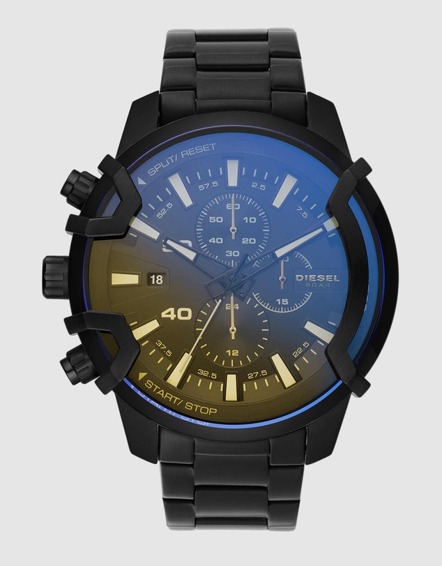 Diesel - Griffed Black Chronograph Watch