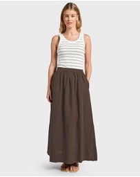 Academy Brand - Gladys Linen Skirt