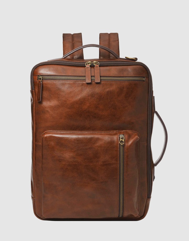 Fossil - Fossil Buckner Brown Laptop Bags MBG9599222