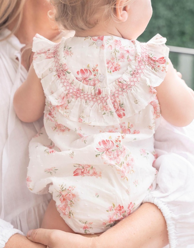 Bebe by Minihaha - Chelsea Frill Yoke Romper