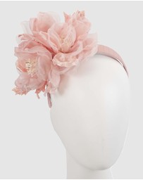 Fillies Collection - Large Pink Flowers Headband