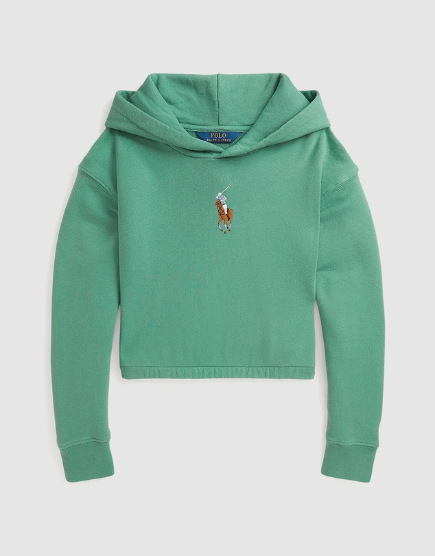 Polo Ralph Lauren - Big Pony Terry Boxy Hoodie - ICONIC EXCLUSIVE - Kids-Teens