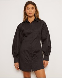 AERE - Organic Cotton Poplin Mini Dress