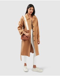 Belle & Bloom - Shore To Shore Belted Wool Coat