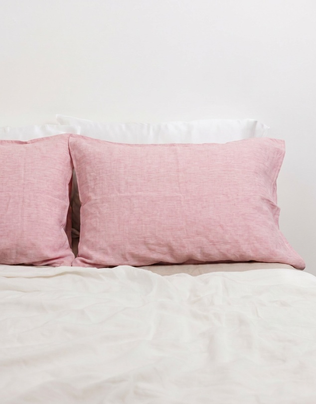SILK MAGNOLIA - French Linen Pillowcase