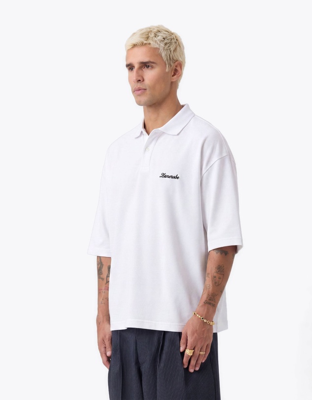 Zanerobe - Box Crop Polo White