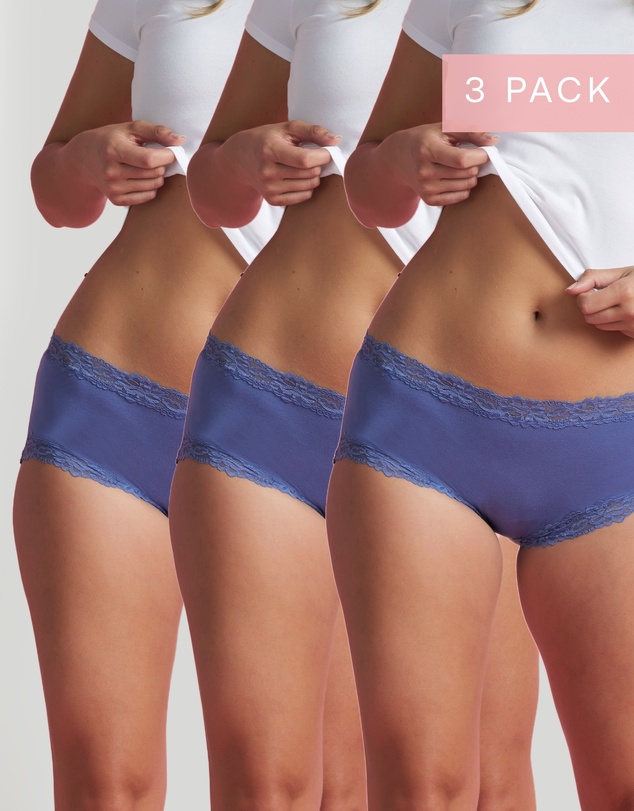 Kayser - 3 Pack Sukie Cotton Boyleg