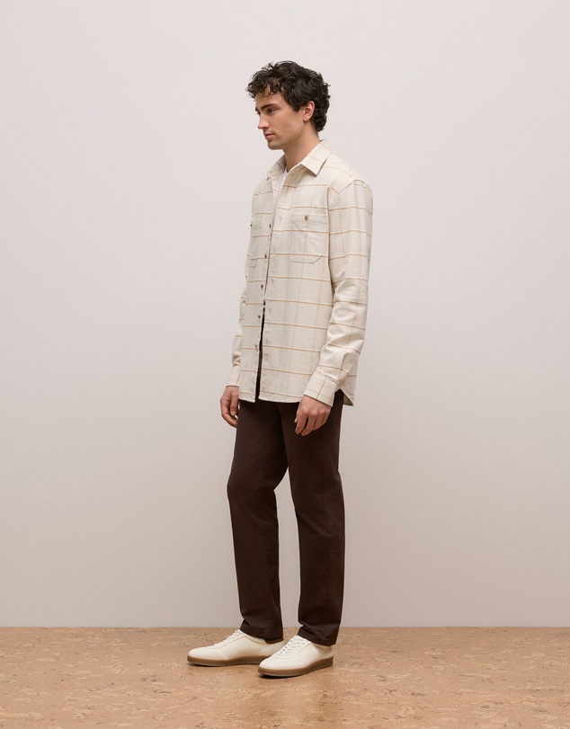 Trenery - Regular Fit Chino in Coffee Bean