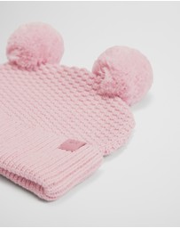 Country Road - Organically Grown Cotton Cord Pom Pom Knit Beanie
