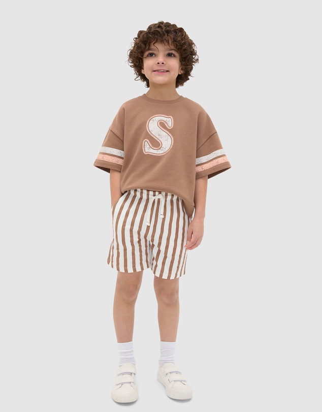 Seed Heritage - Core Stripe Track Short