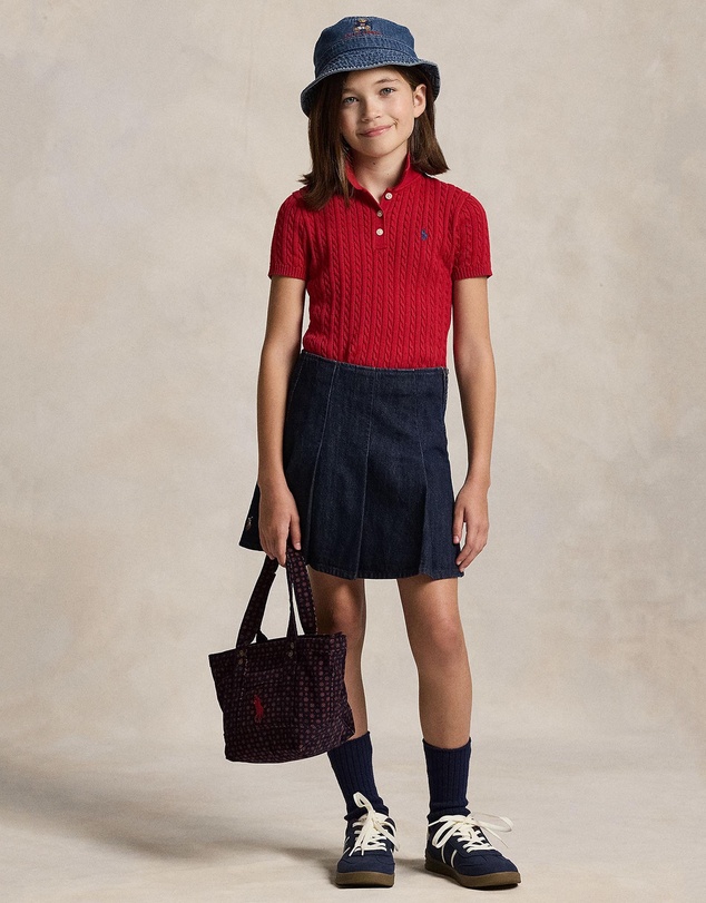 Polo Ralph Lauren - Mini-Cable Cotton Polo Sweater - ICONIC EXCLUSIVE - Teens