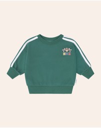 Huxbaby - Racer Stripe Sweatshirt - Babies-Kids