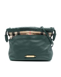 Pre-Loved by Azura Reborn - Pre-Loved House Check Canvas and Calfskin Little Crush Crossbody