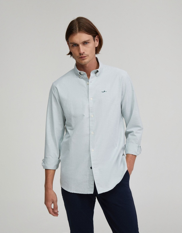 Oxford - Holloway Oxford Weave Cotton Shirt