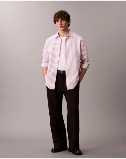 Calvin Klein - Stripe Relaxed Button-Down Shirt