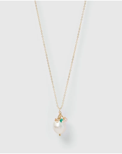 Miz Casa and Co - Avalon Pearl Pendant Necklace