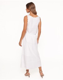Petal & Pup - Heather Maxi Skirt Set - White