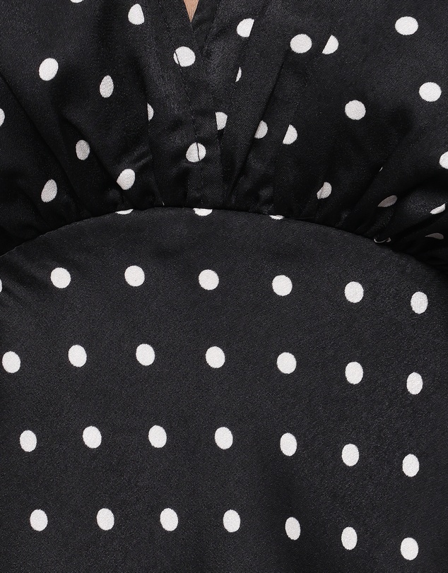 Petal & Pup - Ailbhe Top - Black Polka Dot
