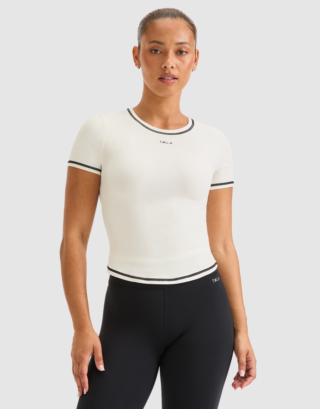 TALA - Ultralite Contrast Stitch Active Tee