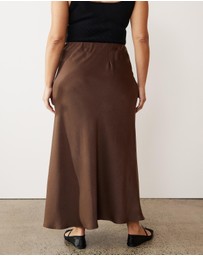 Atmos&Here Curvy - Nya Slip Maxi Skirt