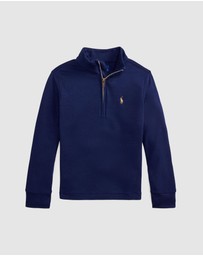 Polo Ralph Lauren - Cotton Interlock Quarter-Zip Pullover - ICONIC EXCLUSIVE - Babies-Kids