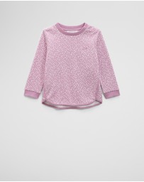 Country Road - Organically Grown Cotton Long Sleeve Sequin Logo T-shirt