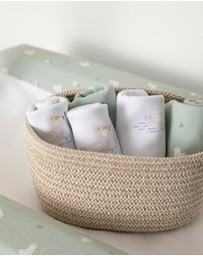 Living Textiles - 3 Pack Organic Wash Cloths - Goosey Goosey