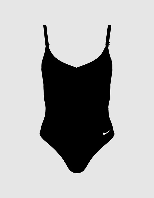 Nike - Essential V-Neck One-Piece Swimsuit