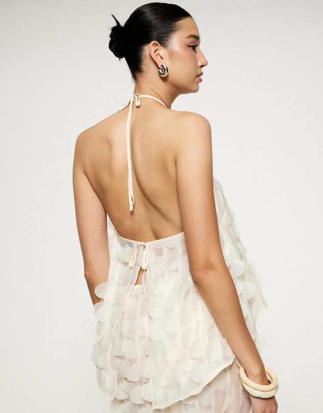 Lover - Este Ruffle Halter Top