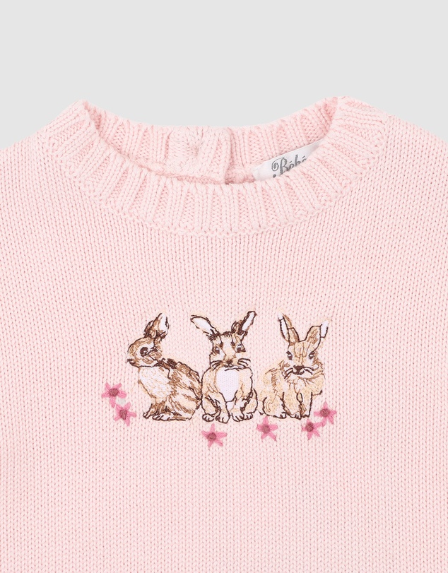 Bebe by Minihaha - Winnie Emb. Bunny Knitted Jumper