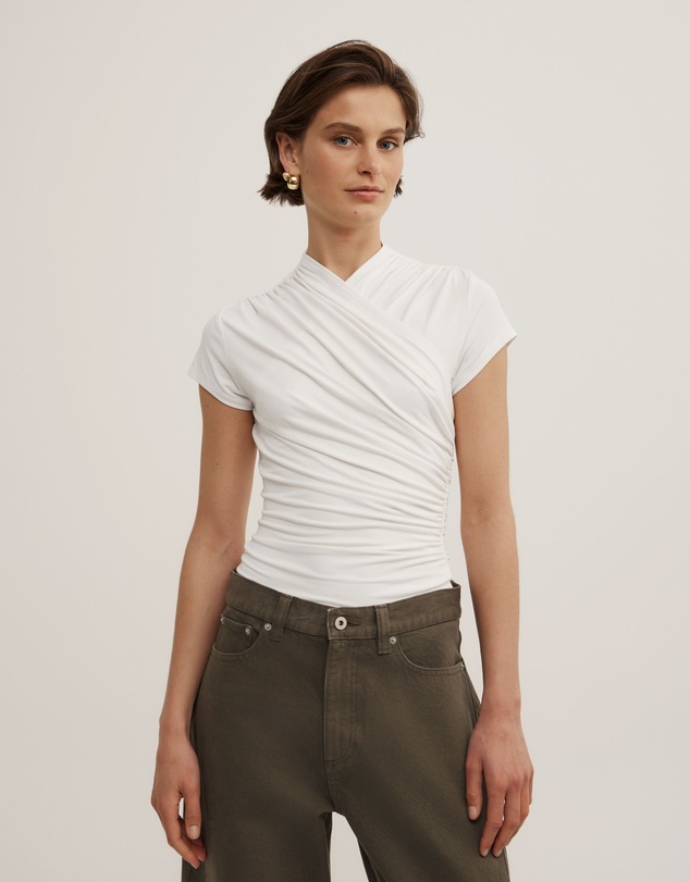 Witchery - Wrap Cap Sleeve T-shirt