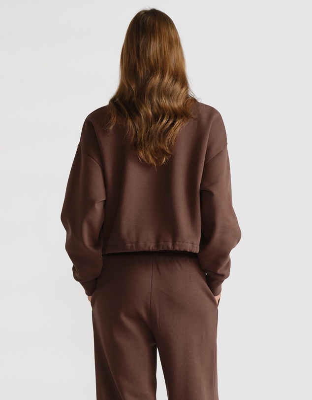Decjuba - D-Luxe Logo Crop Sweat
