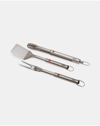 Joseph Joseph - GrillOut™ 3-piece BBQ Turner, Tongs & Fork Set with Retractable Heads