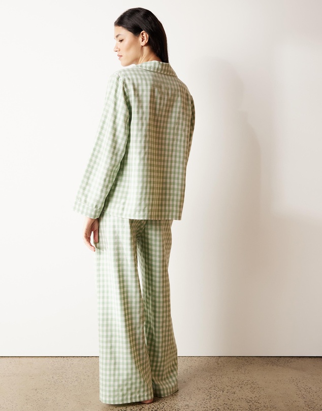 Atmos&Here - Ava Gingham Long PJ Set