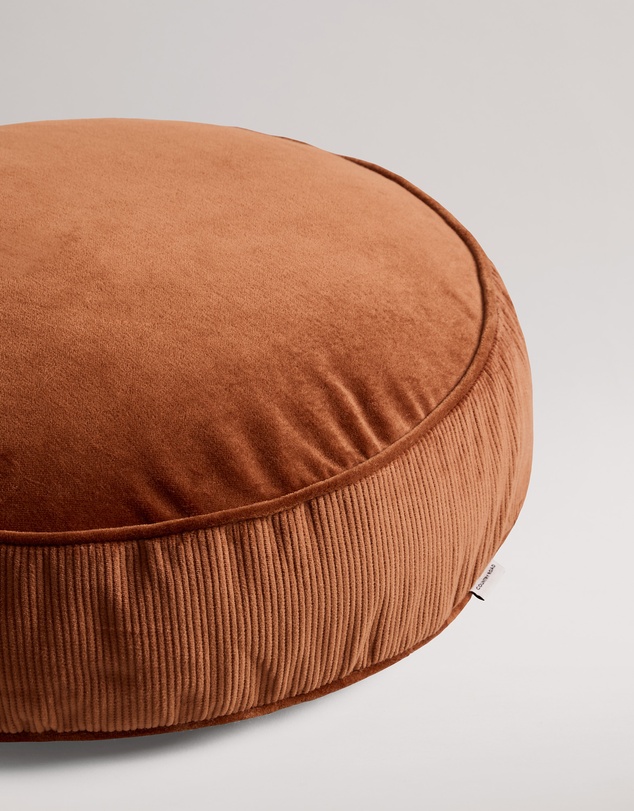 Country Road - Liv Organically Grown Cotton Round 42x42x10 Cushion