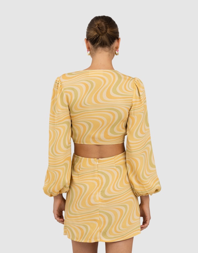 The Wolf Gang - Montana Tie Front Blouse