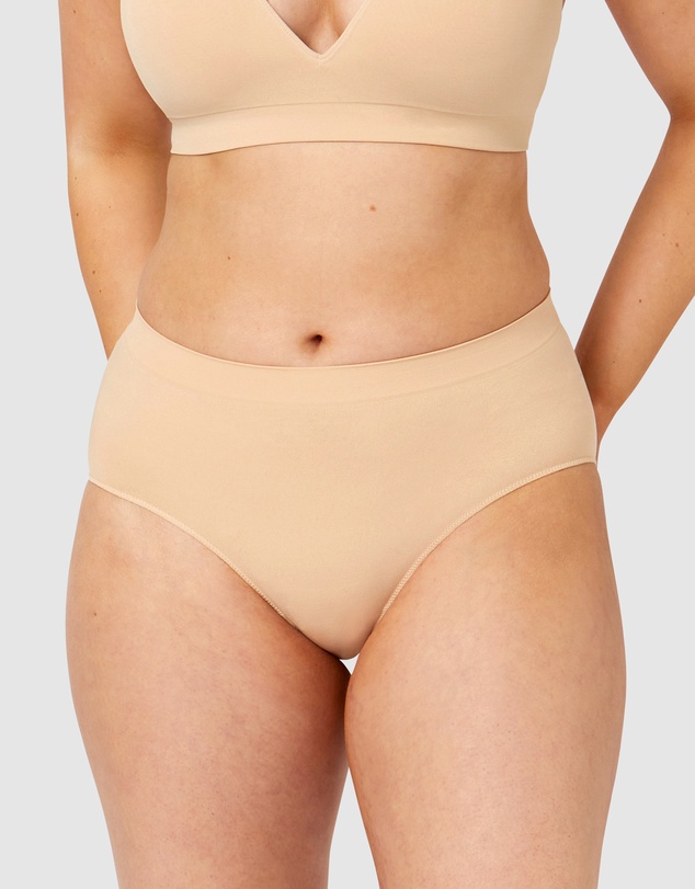 Ambra - 4 Pack Bare Essentials Recycled Nylon Midi Brief