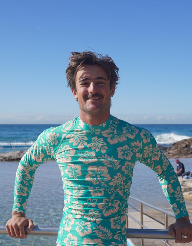Budgy Smuggler - Lei-zy Days Men's Rash Vest