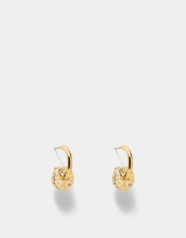 MIMCO - Signatura Charm Hoop Earrings