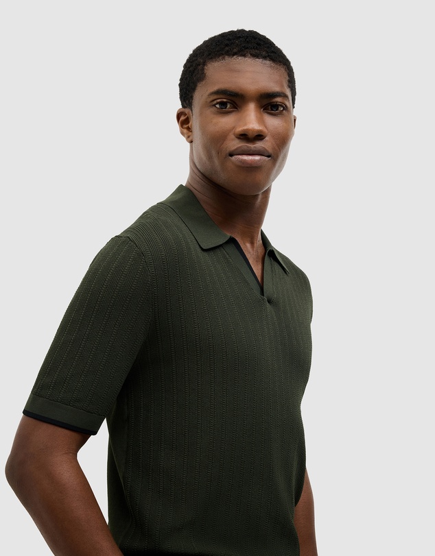Politix - Anderson Stripe Texture Knit Polo