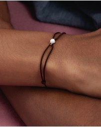 PDPAOLA - Pearl Orion Cord Silver Bracelet