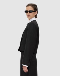 CAMILLA AND MARC - Caius Collarless Cropped Blazer