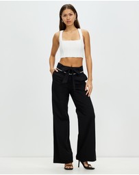 Honey and Beau - Romantic Flower Pants
