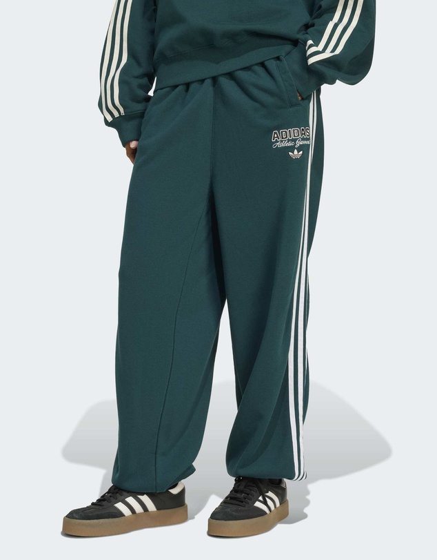 adidas Originals - ADIDAS ORIGINALS ATHL DEPT LOOSE GRAPHIC SWEAT PANTS Womens