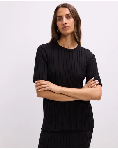 The Fated - Nessa Relaxed Knit Tee