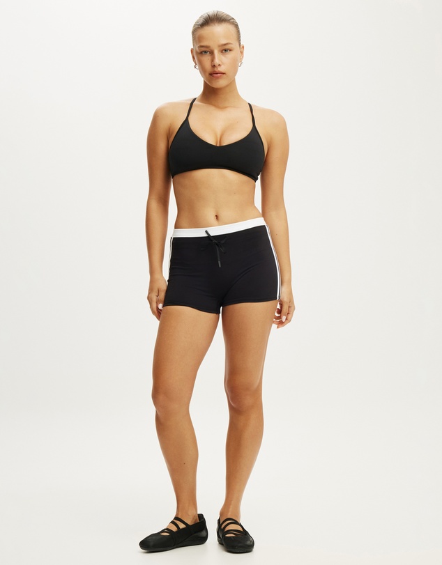 Cotton On Body Active - Ultra Soft Tie Front Micro Shorts