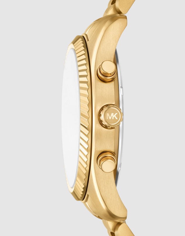 Michael Kors - Lexington Gold Tone Chronograph Watch